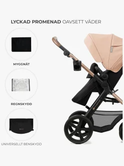 Duo- & Kombivogne|Kinderkraft MOOV 2 3-in-1 Kombivogn, Sand Beige