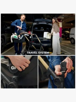 Duo- & Kombivogne|Kinderkraft MOOV 2 XL Air Kombivogn, Pure Black Sort