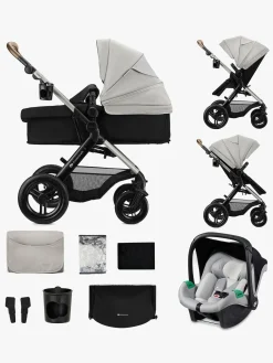 Duo- & Kombivogne|Kinderkraft MOOV 2 XL Air Kombivogn, Moonlight Grey Grå