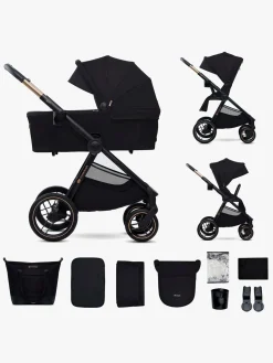 Duo- & Kombivogne|Kinderkraft NEA 2-in-1 Duovogn, Midnight Black Sort