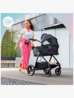 Kinderkraft Duo- & Kombivogne-NEA 2-in-1 Duovogn, Deep Grey