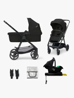 Duo- & Kombivogne|Kinderkraft NEWLY Mink Pro Kombivogn 4-i-1, Classic Black Sort