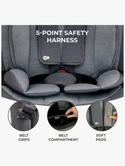 Kinderkraft Autostole 9-36 Kg-ONETO3 i-Size Autostol, Cool Grey
