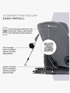 Kinderkraft Autostole 9-36 Kg-ONETO3 i-Size Autostol, Cool Grey