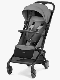 Kinderkraft Rejseklapvogne-PILOT 2 Klapvogn, Platinum Gray