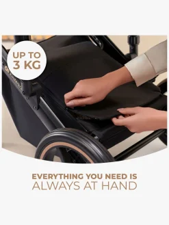 Duo- & Kombivogne|Kinderkraft PRIME 2 3-in-1 Duovogn Travelsystem inkl. Mink Pro, Venezian Black Sort