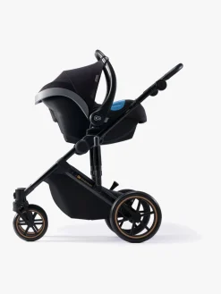 Duo- & Kombivogne|Kinderkraft PRIME 2 3-in-1 Duovogn Travelsystem inkl. Mink Pro, Venezian Black Sort