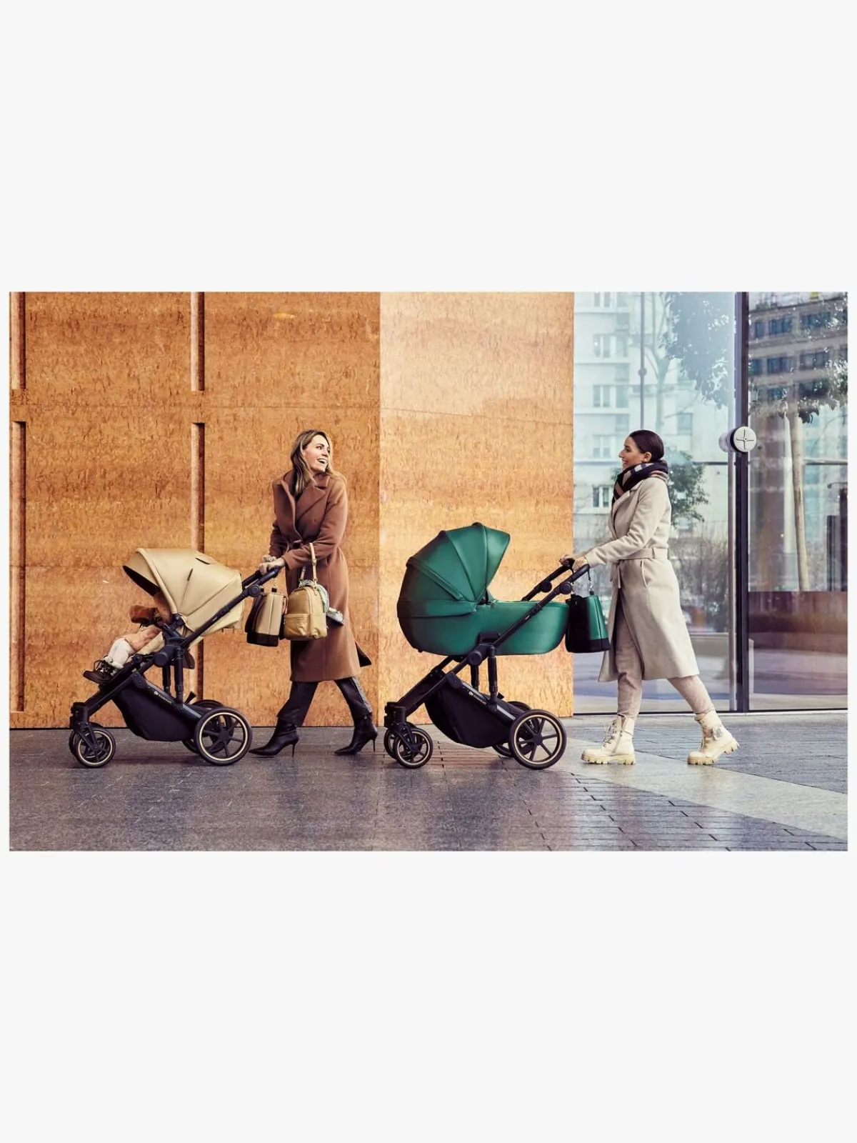 Kinderkraft Duo- & Kombivogne-Prime 2 2-in-1 Duovogn, Sandrose