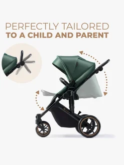 Duo- & Kombivogne|Kinderkraft Prime 2 2-in-1 Duovogn, Dark Green Grøn