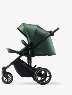 Duo- & Kombivogne|Kinderkraft Prime 2 2-in-1 Duovogn, Dark Green Grøn