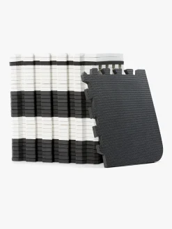 Interiør|Kinderkraft Puslespilstæppe 150x180 Foam, Sort