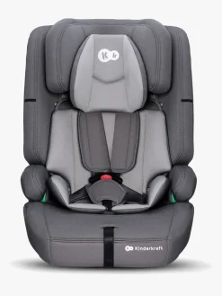 Autostole 9-36 Kg|Kinderkraft SAFETY-FIX 2 I-Size Autostol, Grey Grå