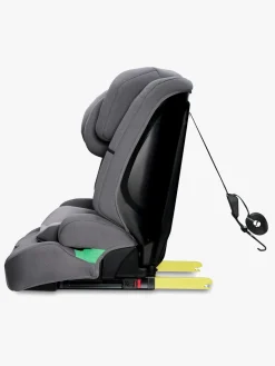 Autostole 9-36 Kg|Kinderkraft SAFETY-FIX 2 I-Size Autostol, Grey Grå
