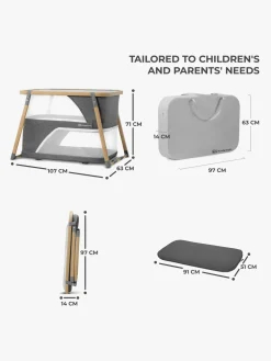 Børnesenge & Tilbehør|Kinderkraft Sofi Weekendseng, Grey