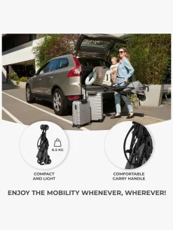 Rejseklapvogne|Kinderkraft Tik Klapvogn, Stone Grey