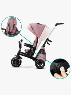 Kinderkraft Cykler-Trehjulet Cykel Easytwist, Lyserød