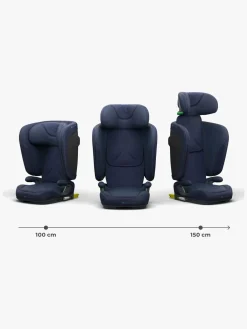 Autostole 9-36 Kg|Kinderkraft UNITY 2 i-Size Autostol, Navy Blå