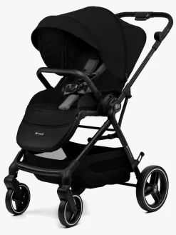 Duo- & Kombivogne|Kinderkraft YOXI 2-in-1 Duovogn, Pure Black Sort