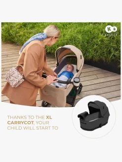 Duo- & Kombivogne|Kinderkraft YOXI 2-in-1 Duovogn, Moonlight Grey Grå