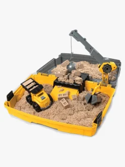 Kreativt Legetøj|KineticSand Kinetic Sand Byggeplads Sammenklappelig Sandkasse