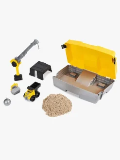 Kreativt Legetøj|KineticSand Kinetic Sand Byggeplads Sammenklappelig Sandkasse