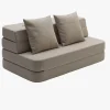 Børnemøbler|KlipKlap 3 Fold Sofa, Sandfarvet