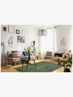 Gulvtæpper|KM Carpets Cozy Gulvtæppe 110x160, Green