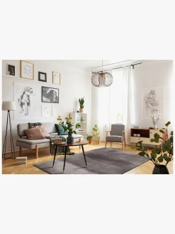 Gulvtæpper|KM Carpets Cozy Gulvtæppe 133x190, Grey