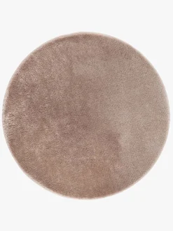 Gulvtæpper|KM Carpets Cozy Rundt Gulvtæppe 160, Linen