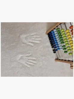 Gulvtæpper|KM Carpets Cozy Rundt Gulvtæppe 160, White