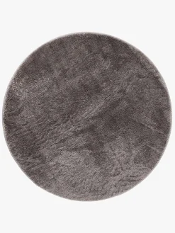 Gulvtæpper|KM Carpets Cozy Rundt Gulvtæppe 160, Grey