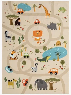 Børn KM Gulvtæpper-Carpets Animal Gulvtæppe 120 x 160, Linned