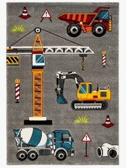 Børn KM Gulvtæpper-Carpets Atlas Gulvtæppe Byggeplads 140*200