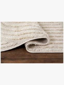 Gulvtæpper|KM Carpets Doria Zen Gulvtæppe 160x230, Hvid