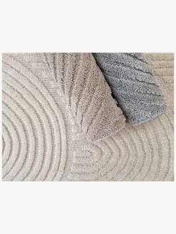 Gulvtæpper|KM Carpets Doria Zen Gulvtæppe 160x230, Hvid