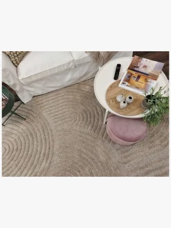 Gulvtæpper|KM Carpets Doria Zen Gulvtæppe 120x170, Linned Beige