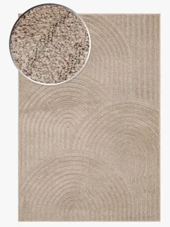 Gulvtæpper|KM Carpets Doria Zen Gulvtæppe 120x170, Linned Beige