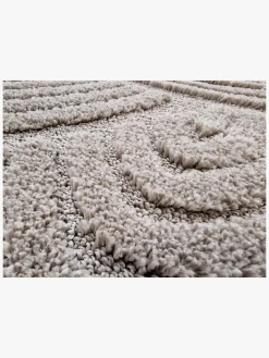 Gulvtæpper|KM Carpets Doria Zen Gulvtæppe 120x170, Linned Beige