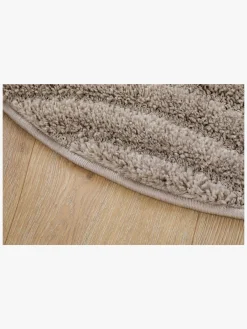 Gulvtæpper|KM Carpets Doria Zen  Rundt Gulvtæppe 120, Linned Beige