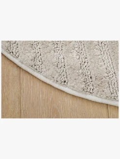 Gulvtæpper|KM Carpets Doria Zen  Rundt Gulvtæppe 120, Hvid