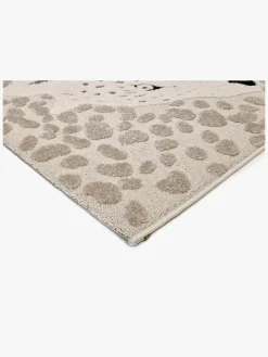 Gulvtæpper|KM Carpets Gulvtæppe Leopard 120x170, Creme
