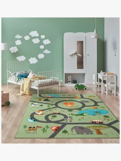 Interiør|KM Carpets Gulvtæppe Play Animal 120x160, Grøn