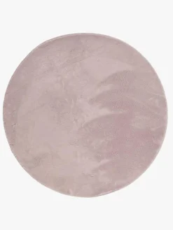 Gulvtæpper|KM Carpets Gulvtæppe Rund 160, Soft Dusty Pink