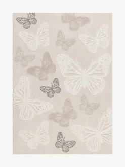 Børn KM Gulvtæpper-Carpets Gulvtæppe Sommerfugl 80x150, Creme