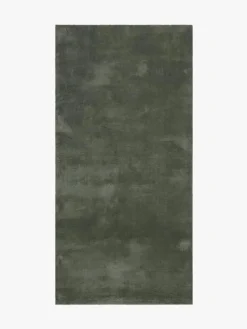 Gulvtæpper|KM Carpets Gulvtæppe 80x150 Soft, Smaragdgrøn Grøn