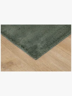 Gulvtæpper|KM Carpets Gulvtæppe 80x150 Soft, Smaragdgrøn Grøn