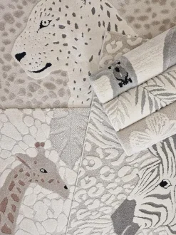 Børn KM Gulvtæpper-Carpets Gulvtæppe Zebra 80x150, Creme