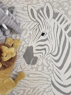 Gulvtæpper|KM Carpets Gulvtæppe Zebra 120x170, Creme