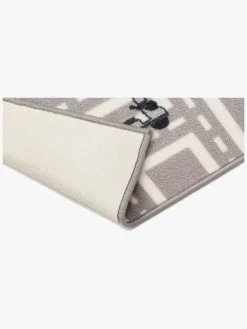 Gulvtæpper|KM Carpets Vejtæppe m. Gummiunderside Grå 133x170 Grå