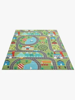 Gulvtæpper|KM Carpets Vejtæppe 120x160 cm, Green Grøn/Flerfarvet